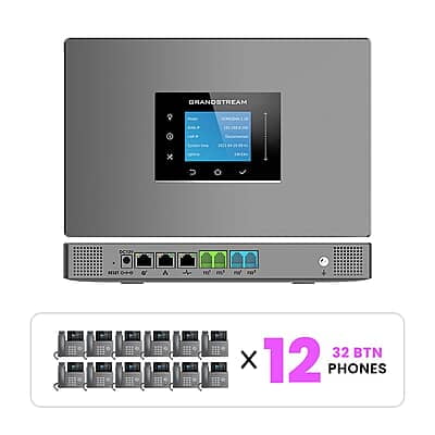 Grandstream Phone System Kits with 32-Button Phones