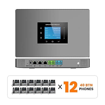 Grandstream Phone System Kits with 40-Button Phones 