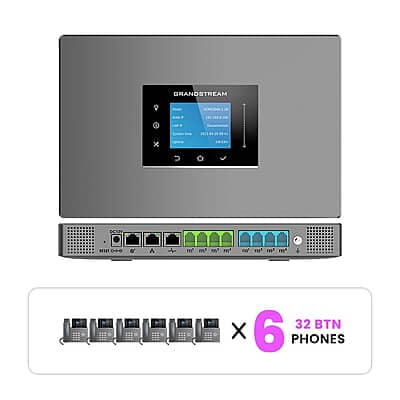Grandstream Phone System Kits with 32-Button Phones