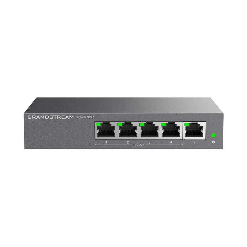 Grandstream Unmanaged Network Switch 5-Ports / 4-PoE GWN7700P