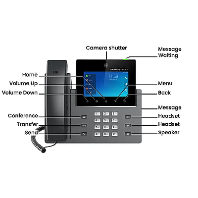 Grandstream Touchscreen Video Phone GXV3450 Grandstream Touchscreen Video Phone GXV3450