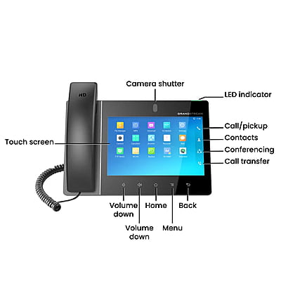 Grandstream Touchscreen Video Phone Tablet GXV3480 Grandstream Touchscreen Video Phone Tablet GXV3480